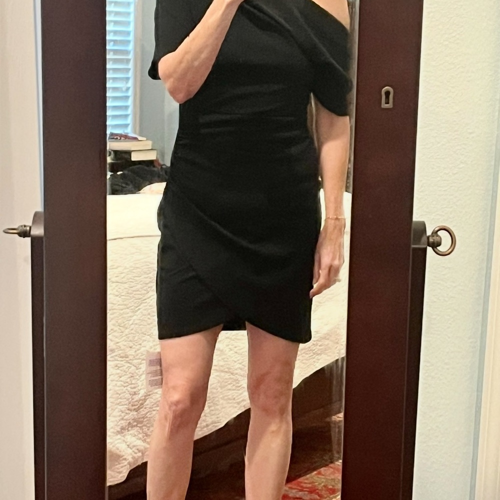 Elegant Black Off-Shoulder Dress